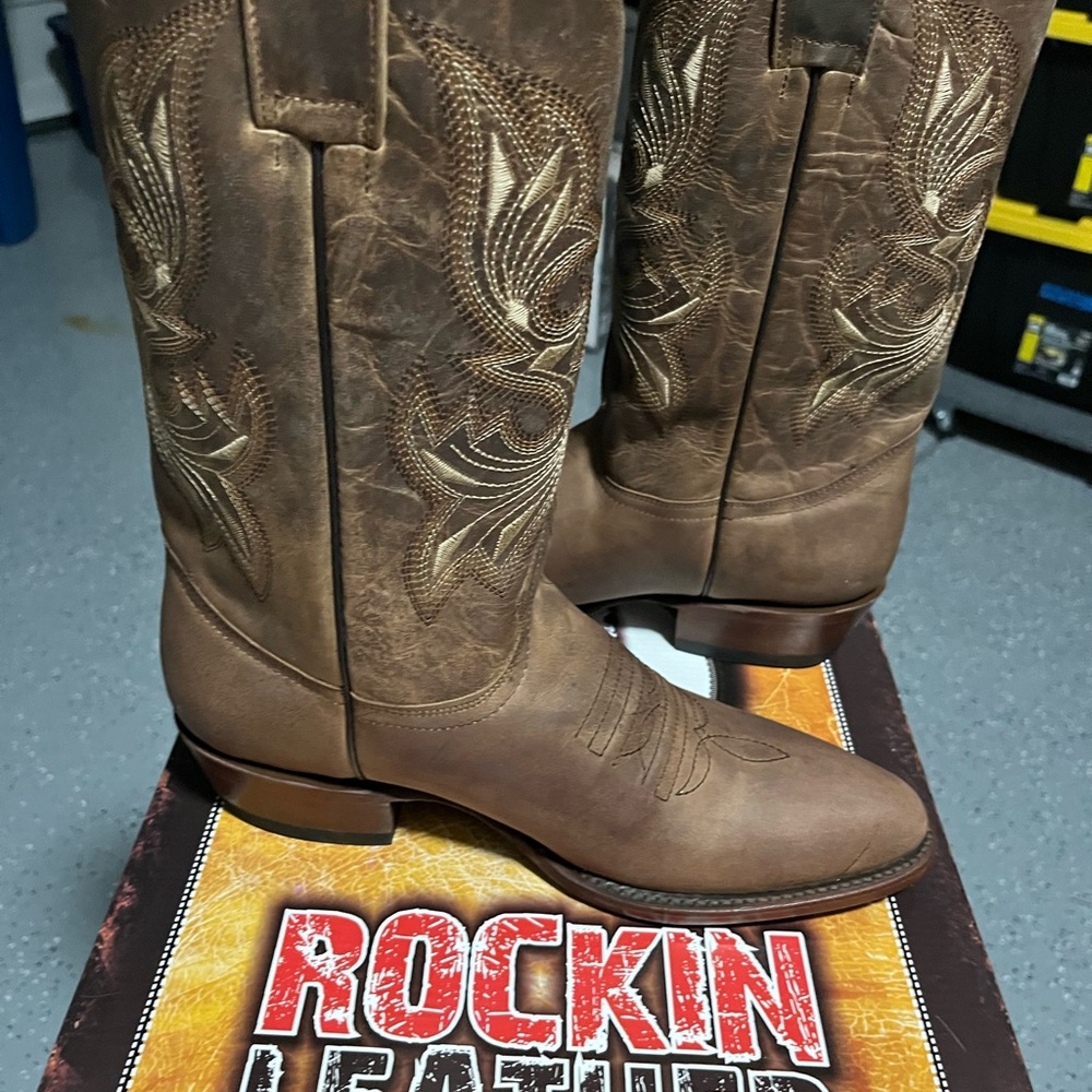 Rockin Leather 1802 Mad Dog Boot Size 10 1/2 NWT ORIGINAL PACKAGING